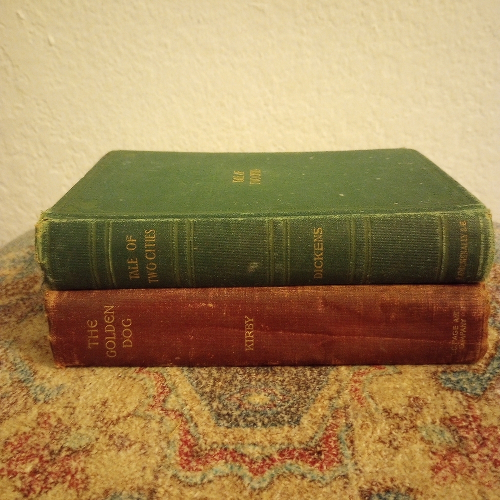 2 Vintage Books from 1897 and 1907. Also sold separately.